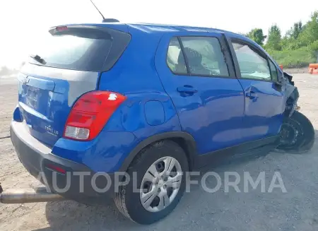 CHEVROLET TRAX 2015 vin KL7CJKSB4FB130832 from auto auction Iaai