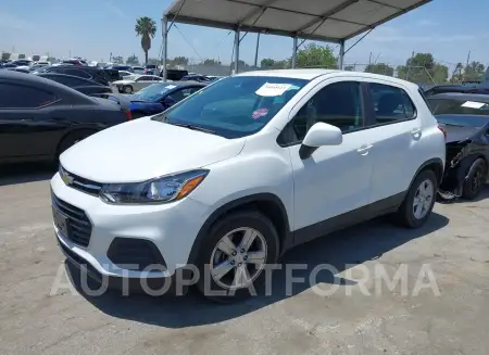 CHEVROLET TRAX 2020 vin KL7CJKSB4LB087153 from auto auction Iaai