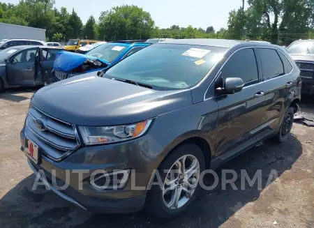 FORD EDGE 2015 vin 2FMTK3K92FBB52143 from auto auction Iaai