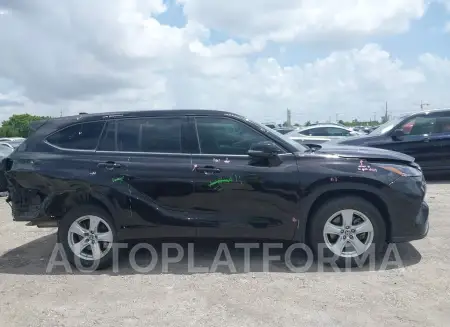 TOYOTA HIGHLANDER 2021 vin 5TDCZRAH9MS056341 from auto auction Iaai