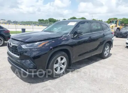 TOYOTA HIGHLANDER 2021 vin 5TDCZRAH9MS056341 from auto auction Iaai