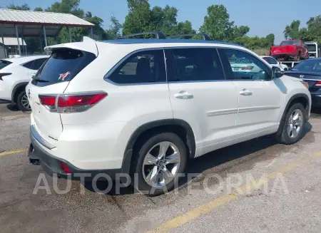 TOYOTA HIGHLANDER 2016 vin 5TDDKRFH9GS266573 from auto auction Iaai