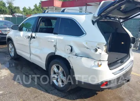 TOYOTA HIGHLANDER 2016 vin 5TDDKRFH9GS266573 from auto auction Iaai