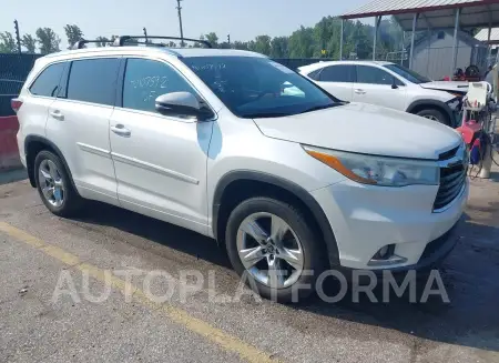 TOYOTA HIGHLANDER 2016 vin 5TDDKRFH9GS266573 from auto auction Iaai