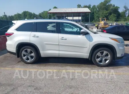 TOYOTA HIGHLANDER 2016 vin 5TDDKRFH9GS266573 from auto auction Iaai