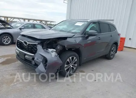 TOYOTA HIGHLANDER 2021 vin 5TDHBRCH4MS025795 from auto auction Iaai