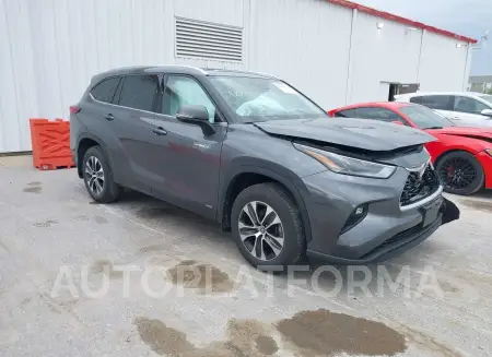 Toyota Highlander 2021 2021 vin 5TDHBRCH4MS025795 from auto auction Iaai