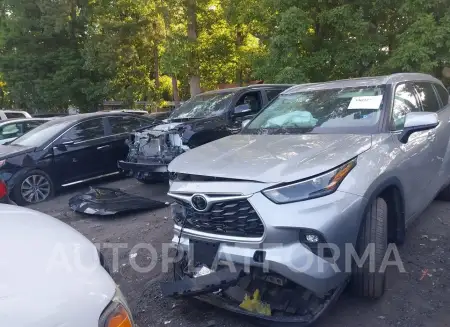 TOYOTA HIGHLANDER 2022 vin 5TDHZRBH0NS568592 from auto auction Iaai