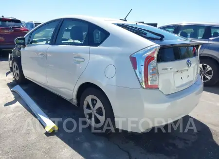 TOYOTA PRIUS 2015 vin JTDKN3DU2F0469611 from auto auction Iaai