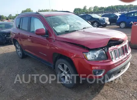 Jeep Compass 2017 2017 vin 1C4NJCEB3HD186099 from auto auction Iaai