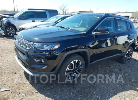 JEEP COMPASS 2022 vin 3C4NJDCB8NT171919 from auto auction Iaai