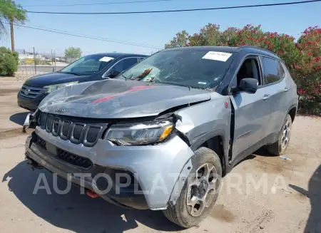 JEEP COMPASS 2022 vin 3C4NJDDB2NT105574 from auto auction Iaai