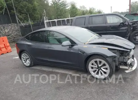 TESLA MODEL 3 2021 vin 5YJ3E1EB2MF850377 from auto auction Iaai