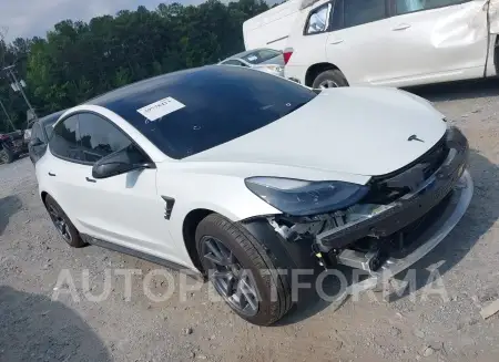 Tesla Model 3 2022 2022 vin 5YJ3E1EB3NF117241 from auto auction Iaai