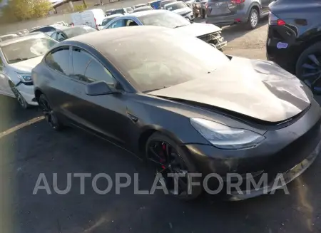 Tesla Model 3 2018 2018 vin 5YJ3E1EB7JF081810 from auto auction Iaai