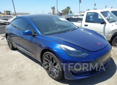 Tesla Model 3 2023 2023 vin 5YJ3E1EC7PF509747 from auto auction Iaai