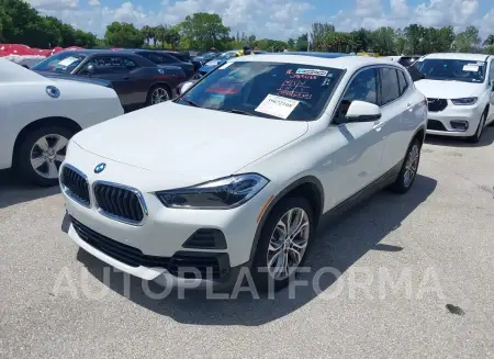 BMW X2 2022 vin WBXYH9C03N5U28427 from auto auction Iaai