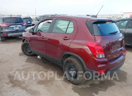 CHEVROLET TRAX 2017 vin 3GNCJKSB7HL198781 from auto auction Iaai