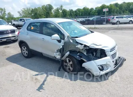 CHEVROLET TRAX 2016 vin KL7CJNSB0GB607601 from auto auction Iaai