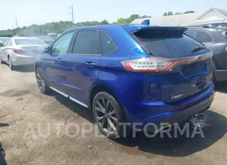 FORD EDGE 2015 vin 2FMTK4AP4FBB63294 from auto auction Iaai