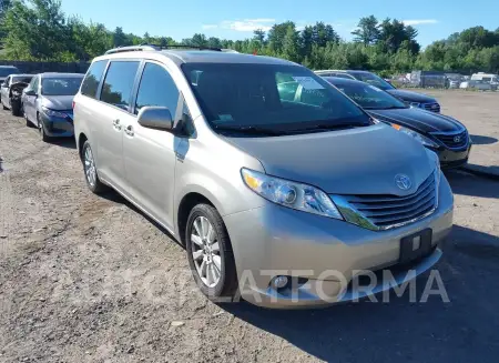 TOYOTA SIENNA 2017 vin 5TDDZ3DC5HS183322 from auto auction Iaai