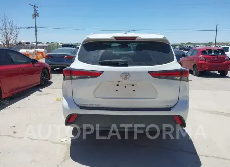 TOYOTA HIGHLANDER 2022 vin 5TDGZRAH5NS552806 from auto auction Iaai