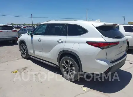 TOYOTA HIGHLANDER 2022 vin 5TDGZRAH5NS552806 from auto auction Iaai