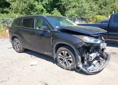 Toyota Highlander 2020 2020 vin 5TDGZRBHXLS019989 from auto auction Iaai