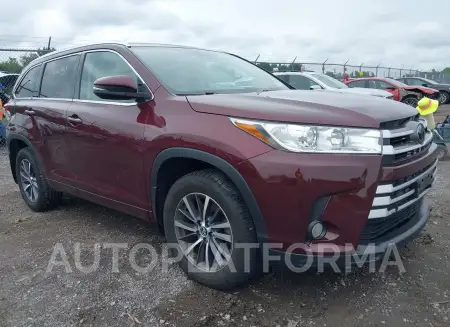 Toyota Highlander 2018 2018 vin 5TDJZRFH0JS494418 from auto auction Iaai