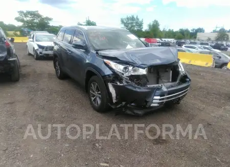 Toyota Highlander 2019 2019 vin 5TDJZRFH1KS739616 from auto auction Iaai