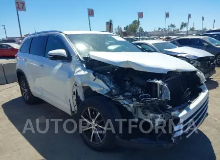 Toyota Highlander 2017 2017 vin 5TDKZRFH7HS521578 from auto auction Iaai