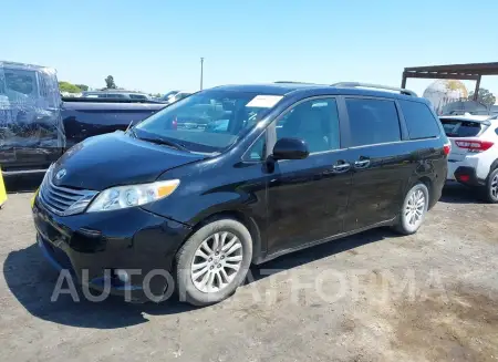 TOYOTA SIENNA 2015 vin 5TDYK3DC3FS558675 from auto auction Iaai