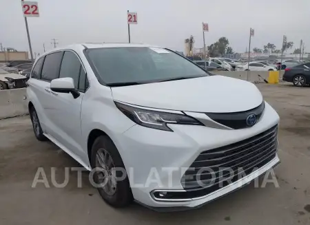 TOYOTA SIENNA 2022 vin 5TDYSKFC7NS060937 from auto auction Iaai