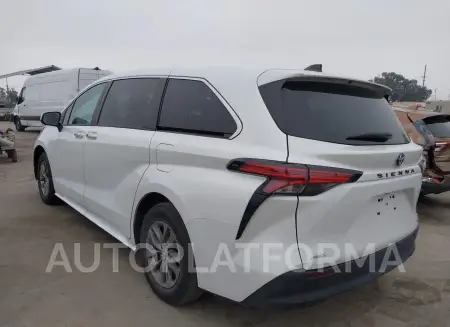 TOYOTA SIENNA 2022 vin 5TDYSKFC7NS060937 from auto auction Iaai