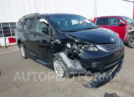 Toyota Sienna 2017 2017 vin 5TDYZ3DC4HS832593 from auto auction Iaai