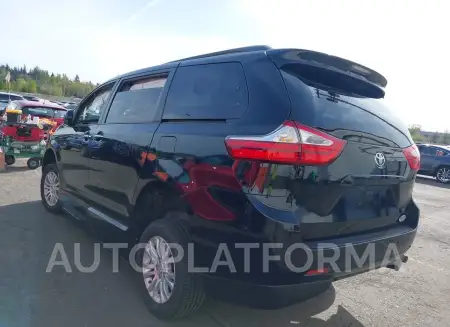 TOYOTA SIENNA 2017 vin 5TDYZ3DC4HS832593 from auto auction Iaai