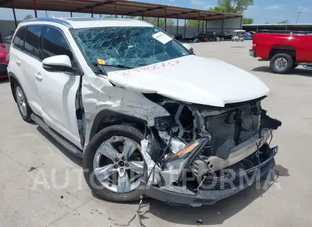 TOYOTA HIGHLANDER 2019 vin 5TDYZRFH1KS349260 from auto auction Iaai