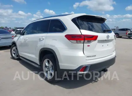 TOYOTA HIGHLANDER 2019 vin 5TDYZRFH1KS349260 from auto auction Iaai