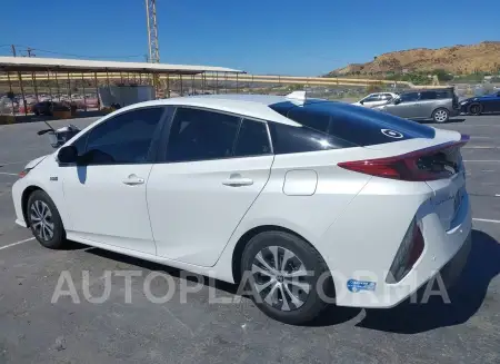 TOYOTA PRIUS PRIME 2021 vin JTDKAMFP8M3182407 from auto auction Iaai