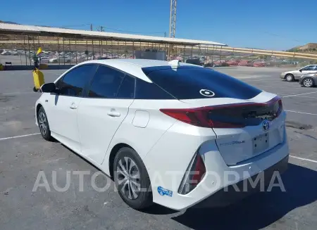 TOYOTA PRIUS PRIME 2021 vin JTDKAMFP8M3182407 from auto auction Iaai