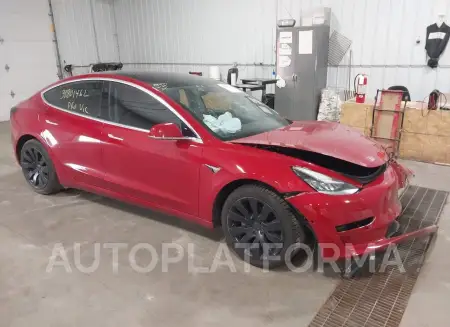 Tesla Model 3 2018 2018 vin 5YJ3E1EB4JF087953 from auto auction Iaai