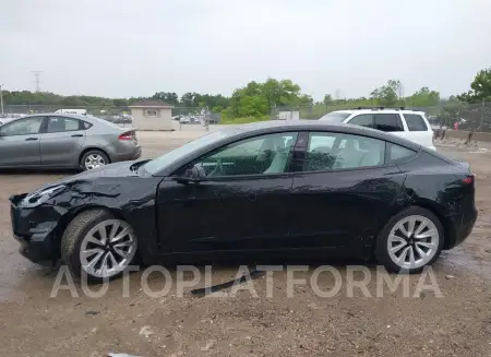 TESLA MODEL 3 2021 vin 5YJ3E1EB6MF032683 from auto auction Iaai