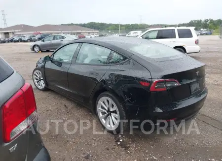 TESLA MODEL 3 2021 vin 5YJ3E1EB6MF032683 from auto auction Iaai