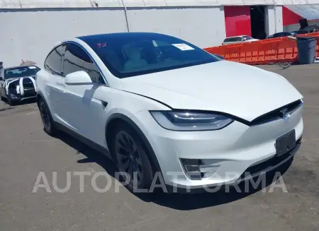 Tesla Model X 2017 2017 vin 5YJXCBE46HF038228 from auto auction Iaai