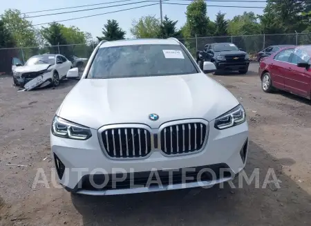 BMW X3 2022 vin 5UX53DP0XN9N42072 from auto auction Iaai