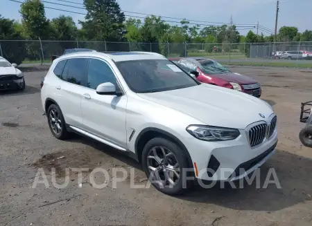 BMW X3 2022 2022 vin 5UX53DP0XN9N42072 from auto auction Iaai