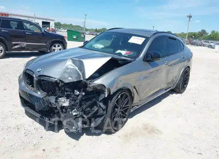 BMW X4 M 2020 vin 5YMUJ0C00LLU67083 from auto auction Iaai