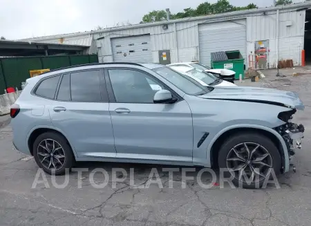 BMW X3 2022 vin WBX57DP0XNN186416 from auto auction Iaai