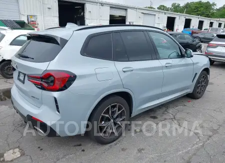 BMW X3 2022 vin WBX57DP0XNN186416 from auto auction Iaai