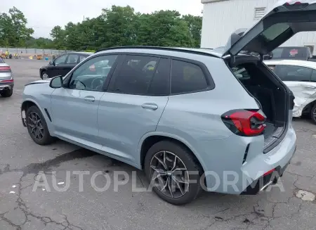 BMW X3 2022 vin WBX57DP0XNN186416 from auto auction Iaai